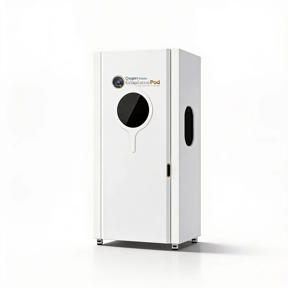 Graphene Pod far-infrared sauna in white stainless steel